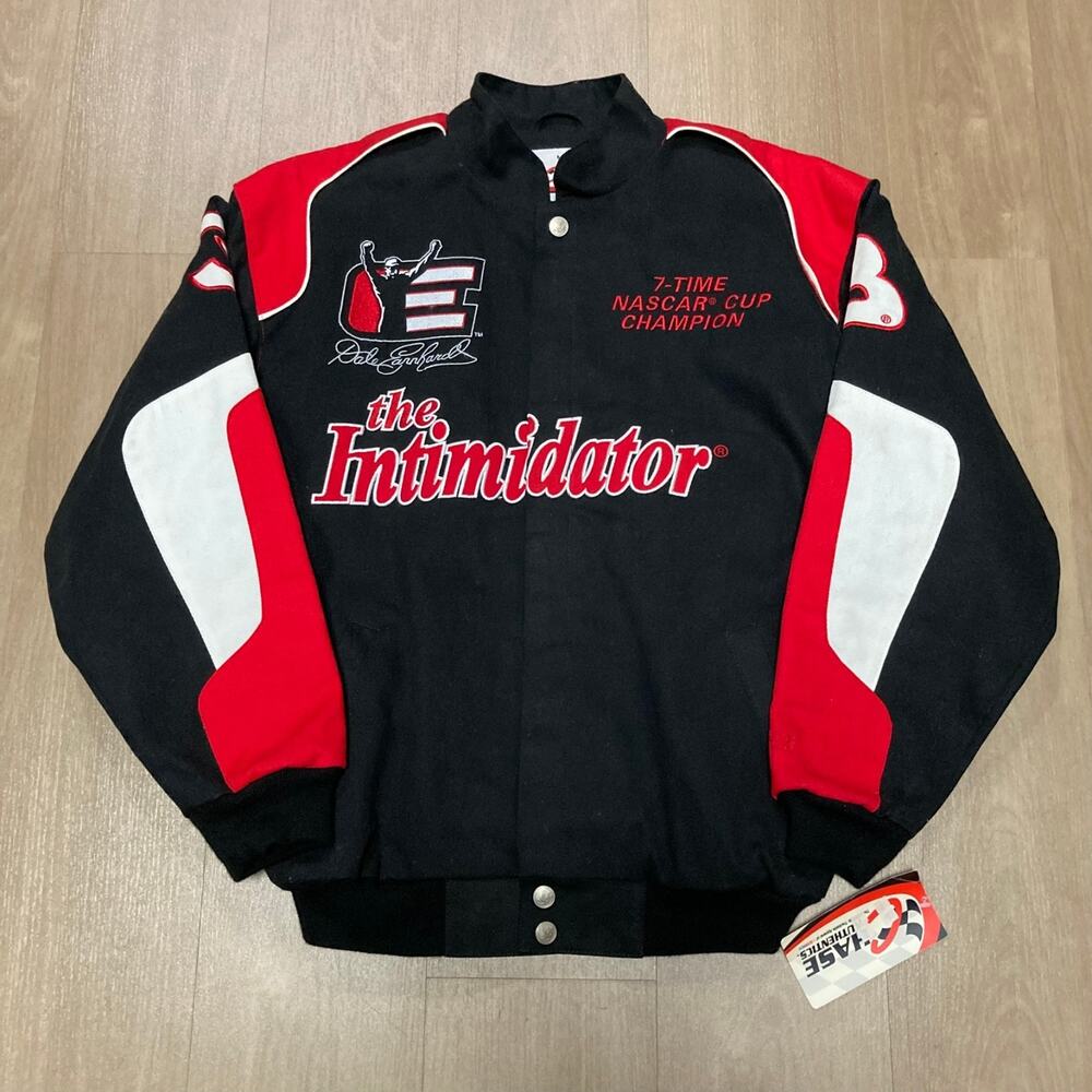 NEW Vintage Chase Authentics Dale Earnhardt #3 Intimidator NASCAR Jacket Mens M